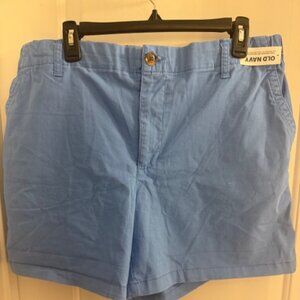 Old Navy Nwt Size XL Blue 3.5" Inseam High Rise OG Chino Shorts